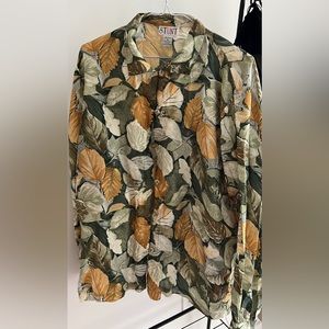 vintage silk blouse
